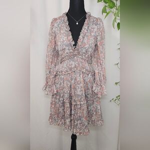 Saints + Secrets Mini Boho Backless Dress Size S